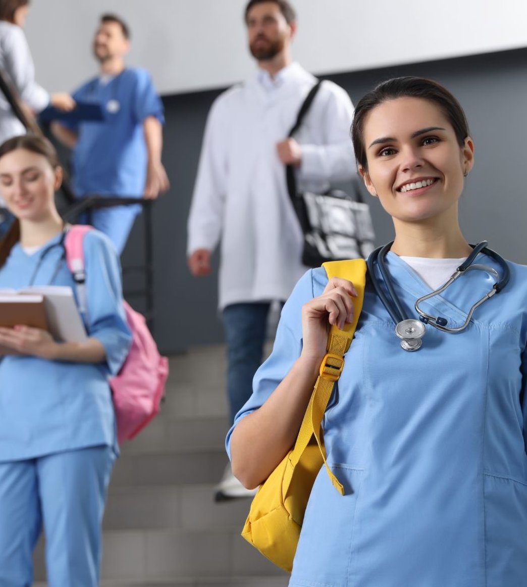 nurse with patient